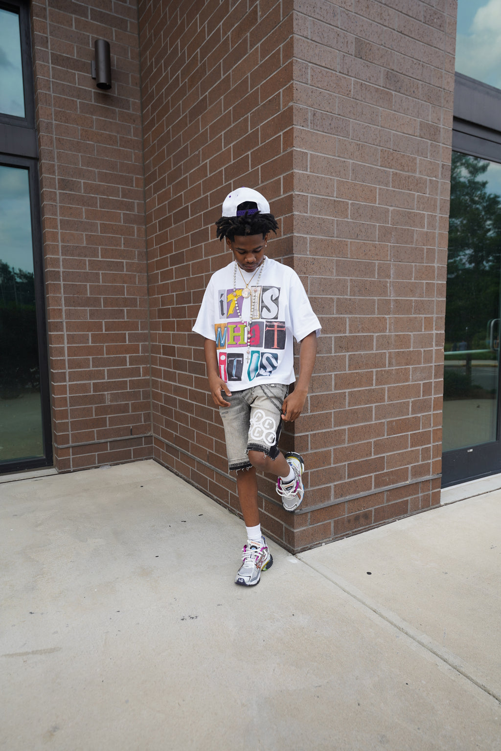 "iiWii" BOXY FIT T-SHIRT