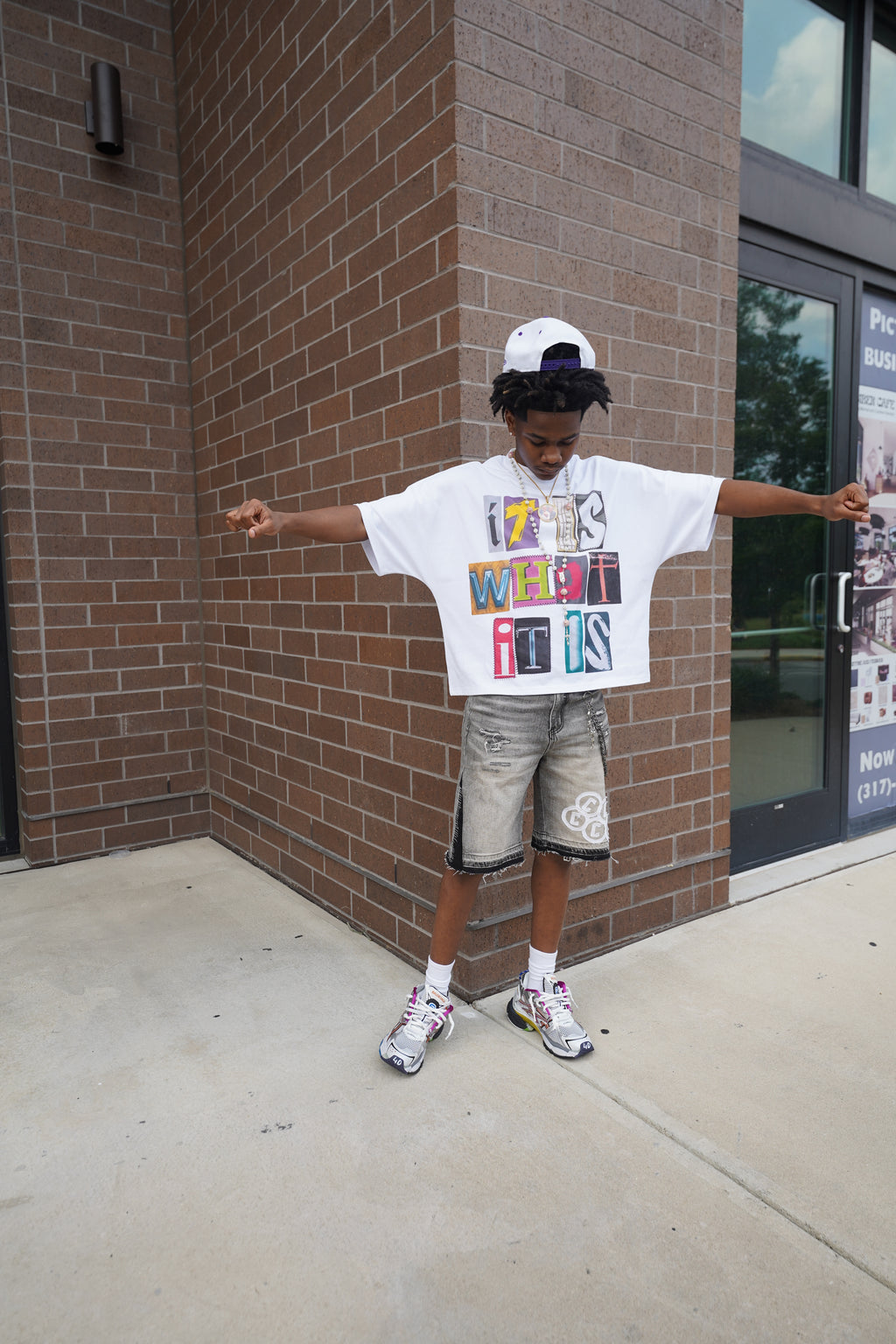 "iiWii" BOXY FIT T-SHIRT