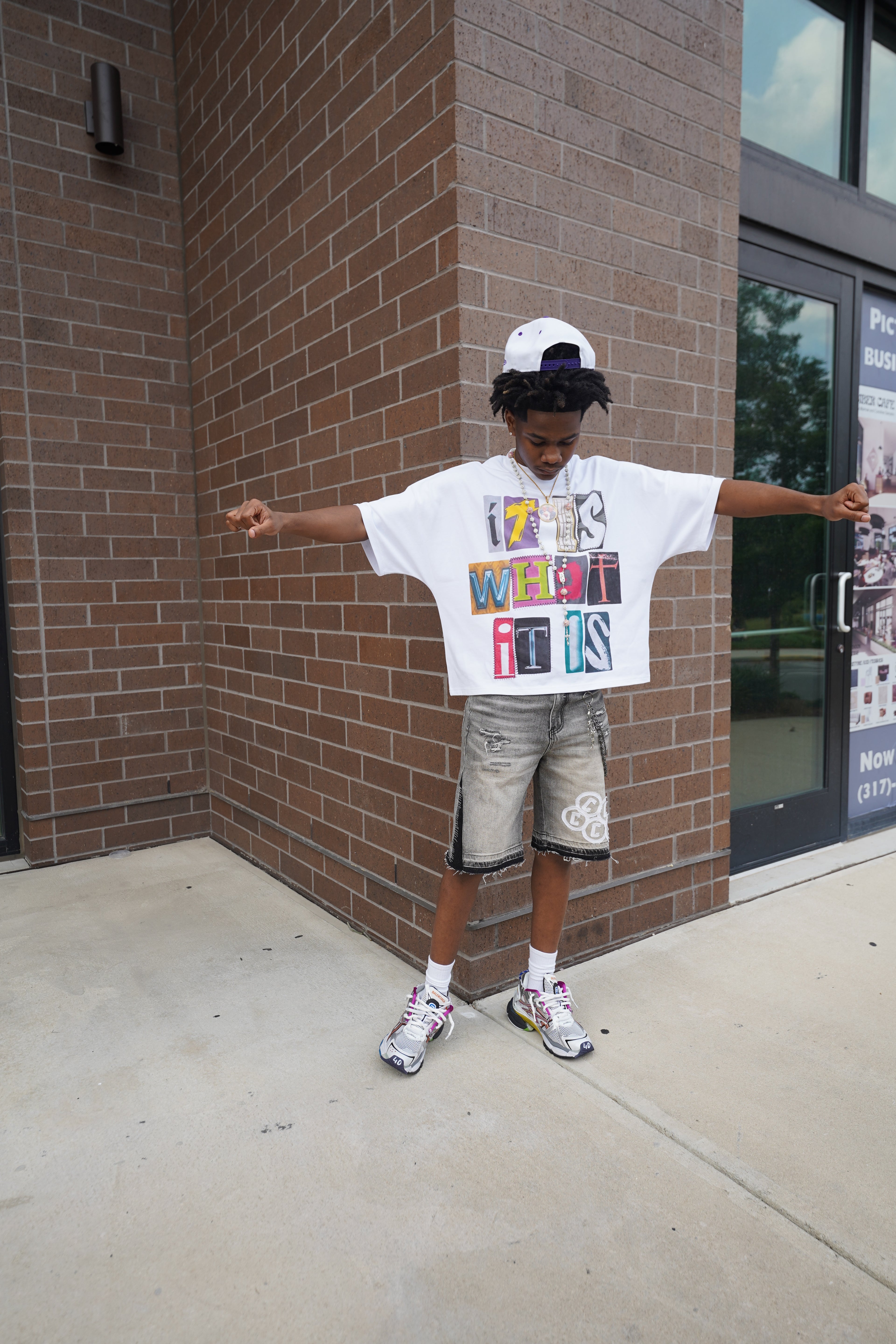 "iiWii" BOXY FIT T-SHIRT