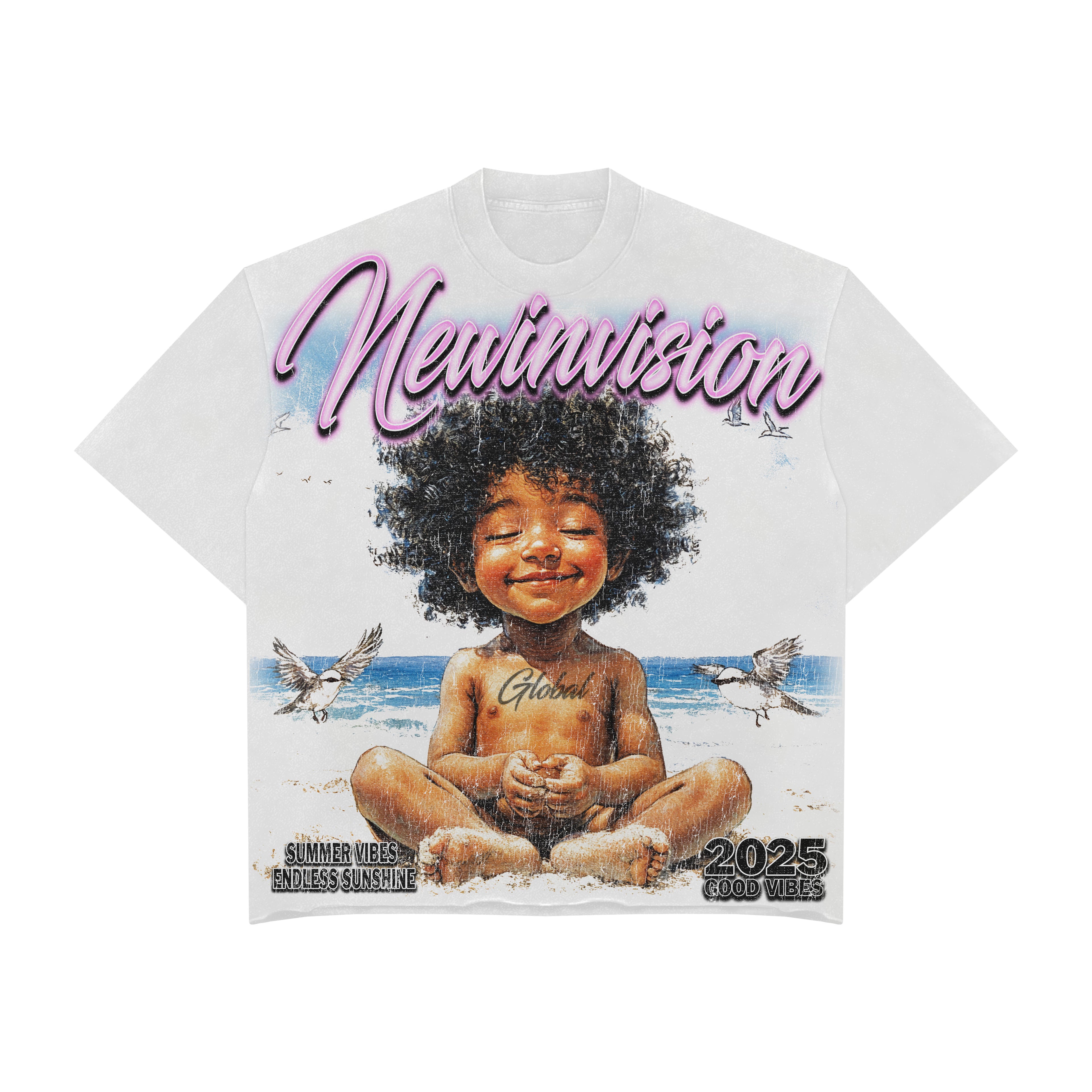 “GLOBAL” Oversized Fit T Shirt