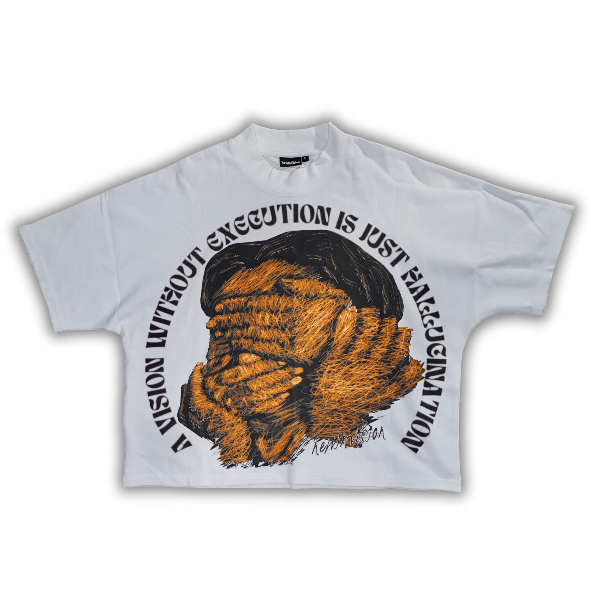 "DCOM" Boxy Fit T-Shirt