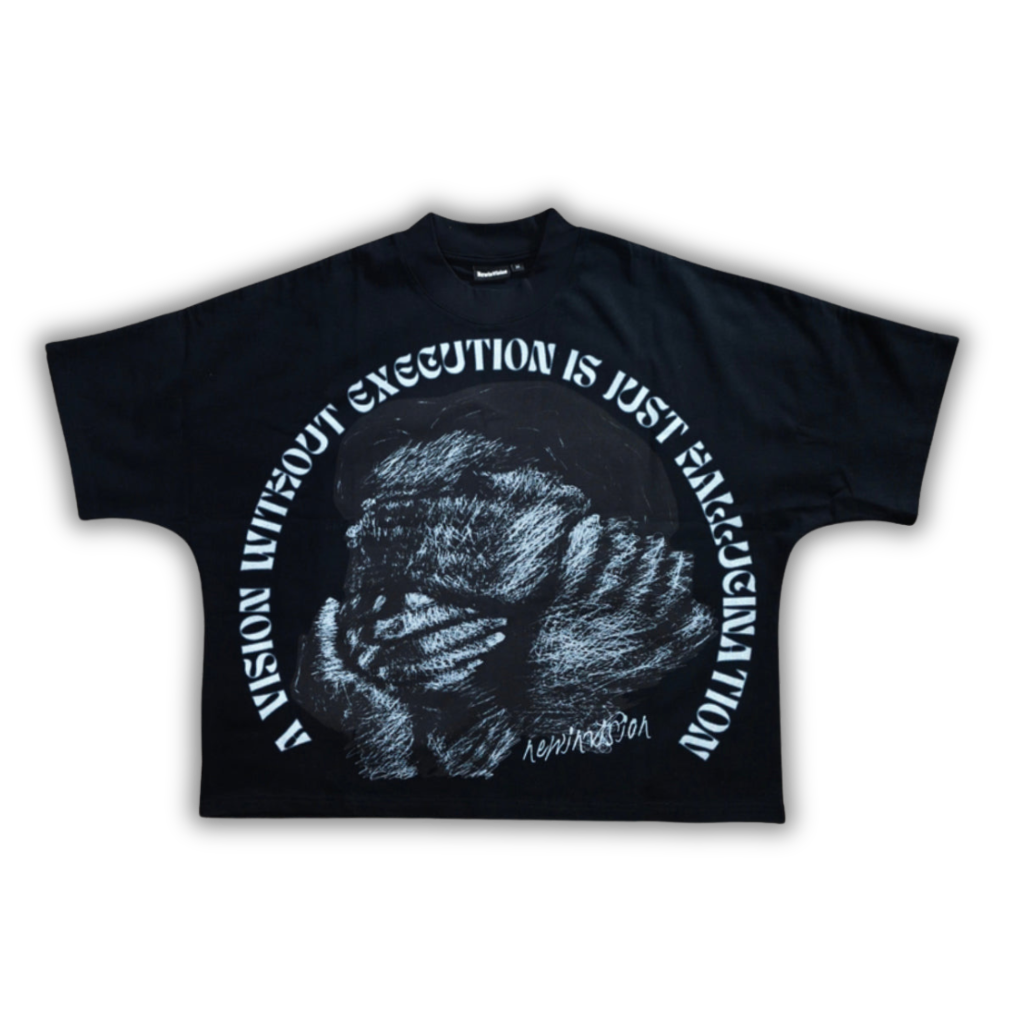 "DCOM" Boxy Fit T-Shirt