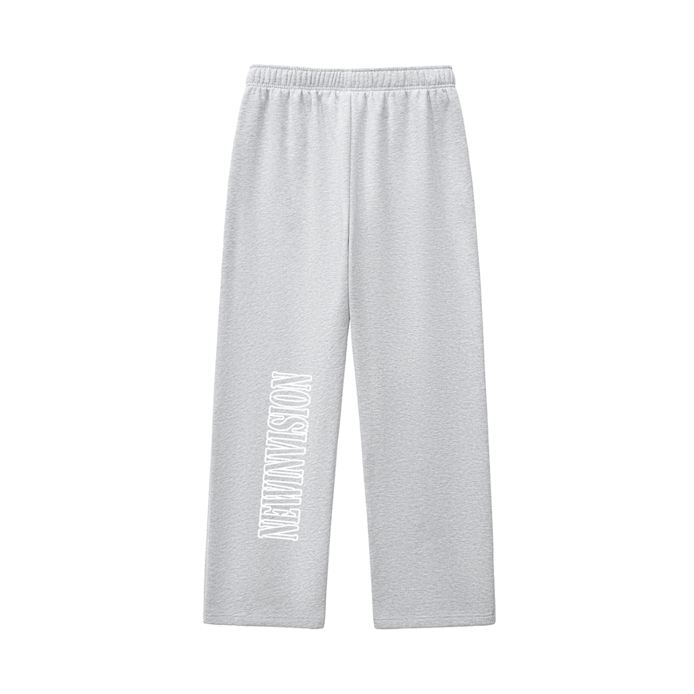 NewInVision-Stitched Fleece Sweatpants